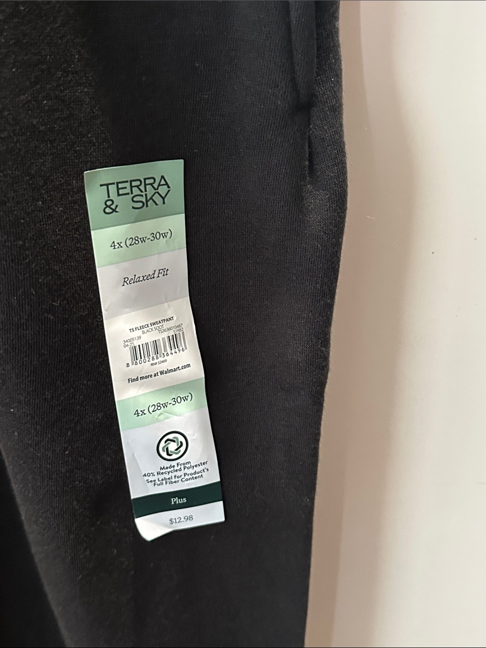 Women's Plus Fleece Jogger Sweatpants Size 4X - Picture 6 of 8
